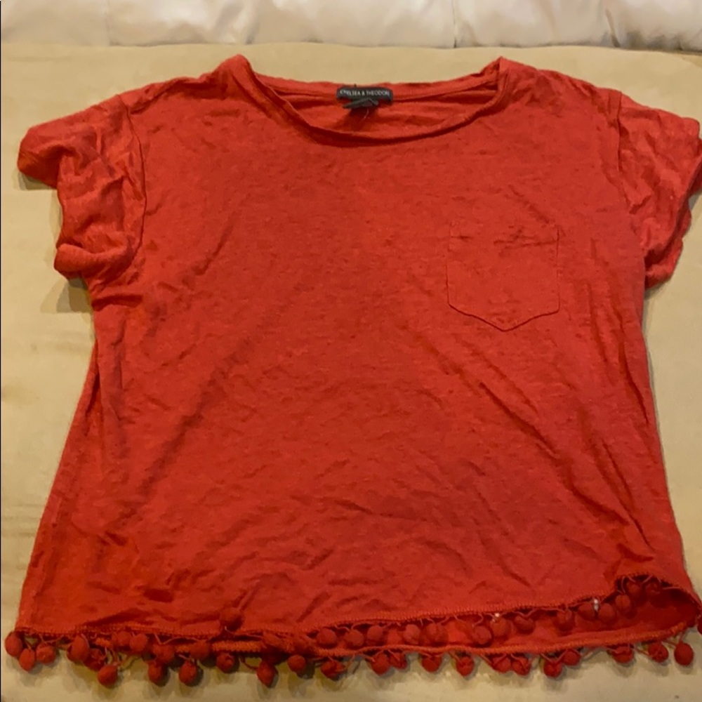 Orange shirt